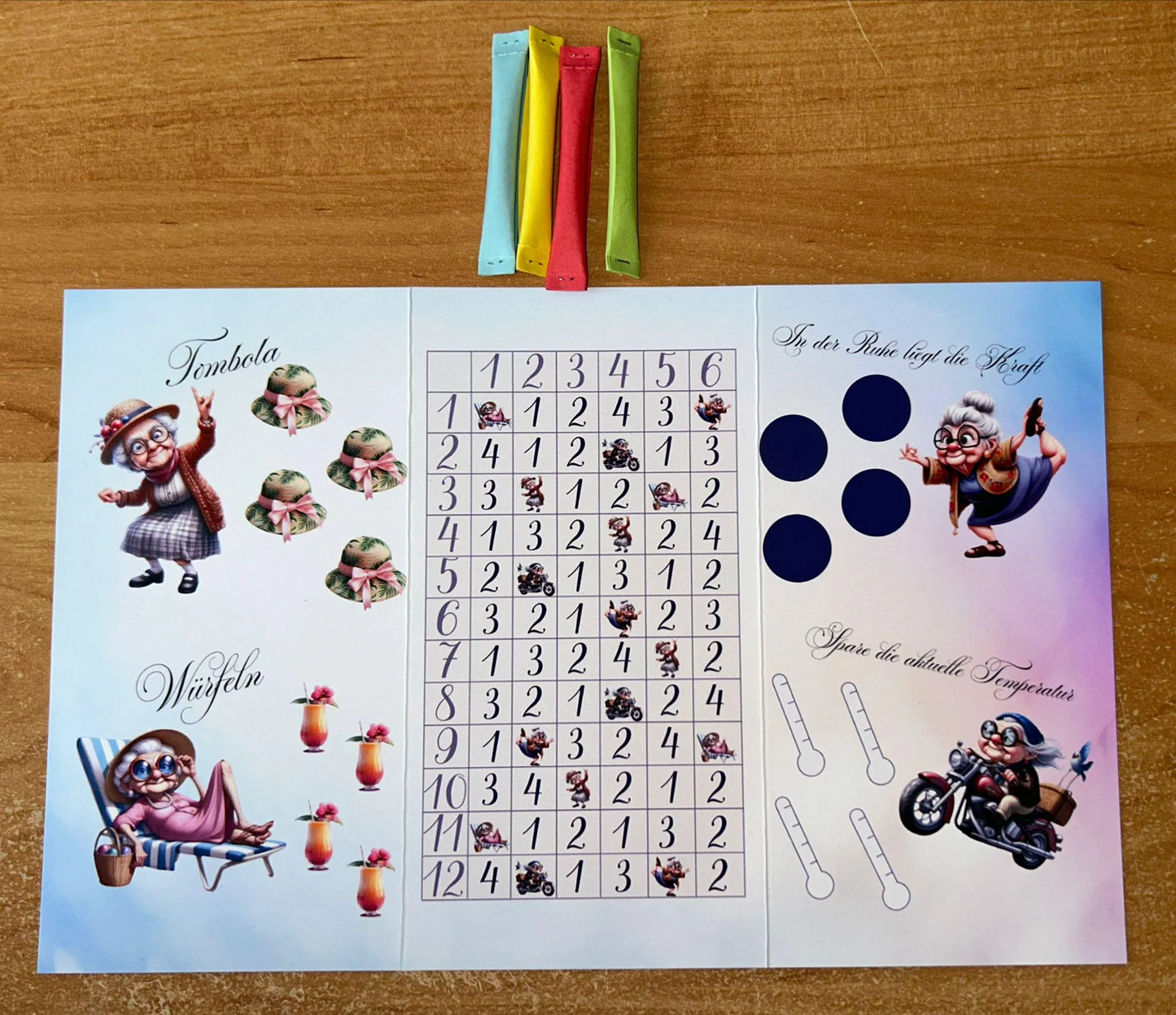 Oma Lottes Bingo A6 Challenge Sparen Budgeting