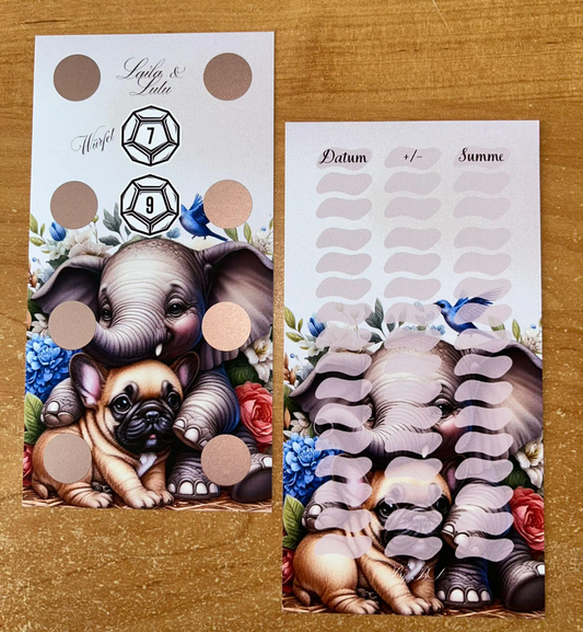 Dicke Freunde A6 Challenge Budgeting Sparen