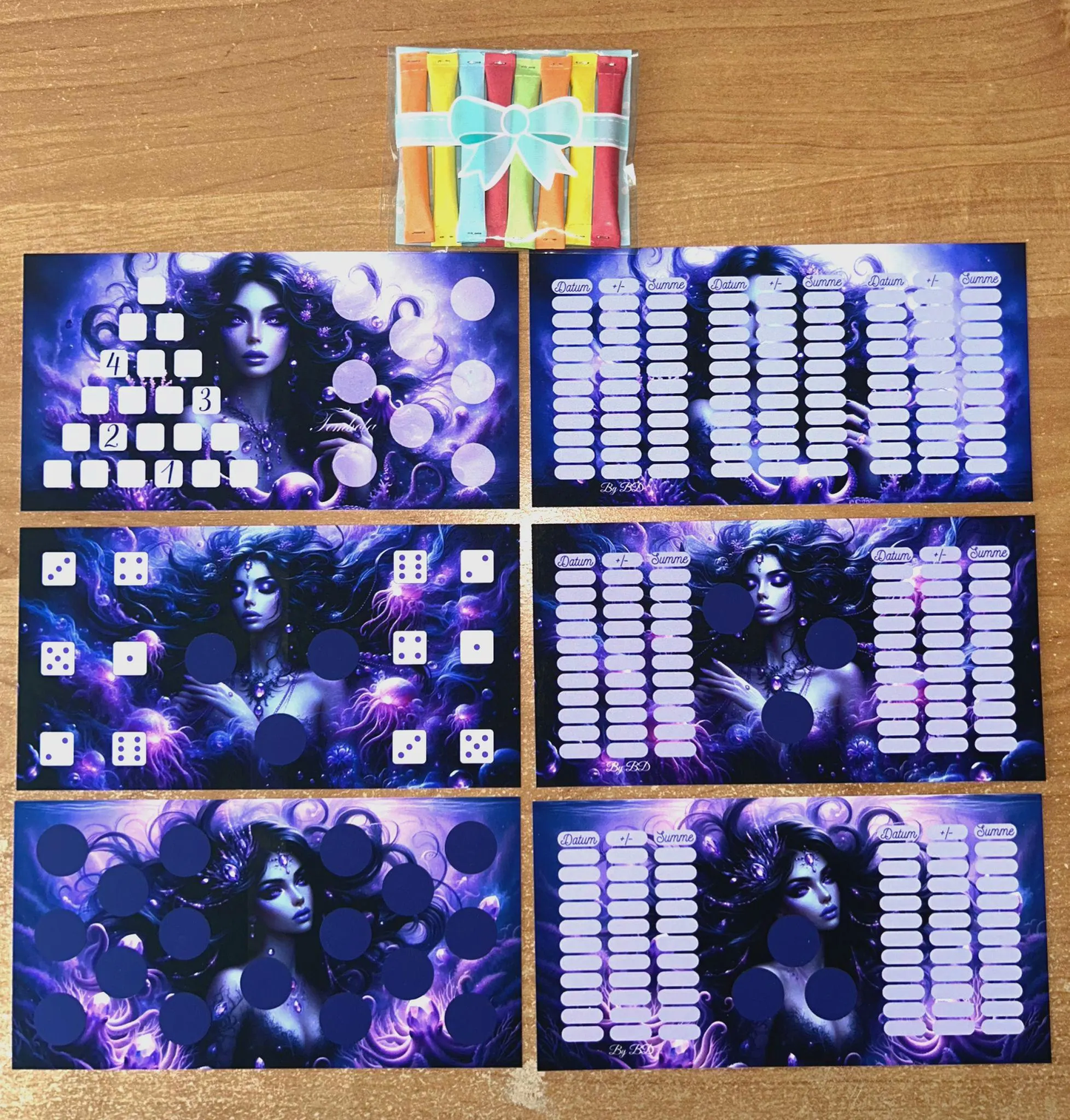 Meerhexe Challenge A6 Binder Budgeting Sparen