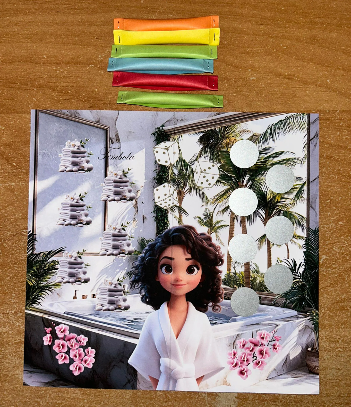 Meine kleine Auszeit Klappkarte A6 Budgeting Challenge Sparen