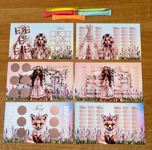 Boho A7 Budgeting Challenge Sparen