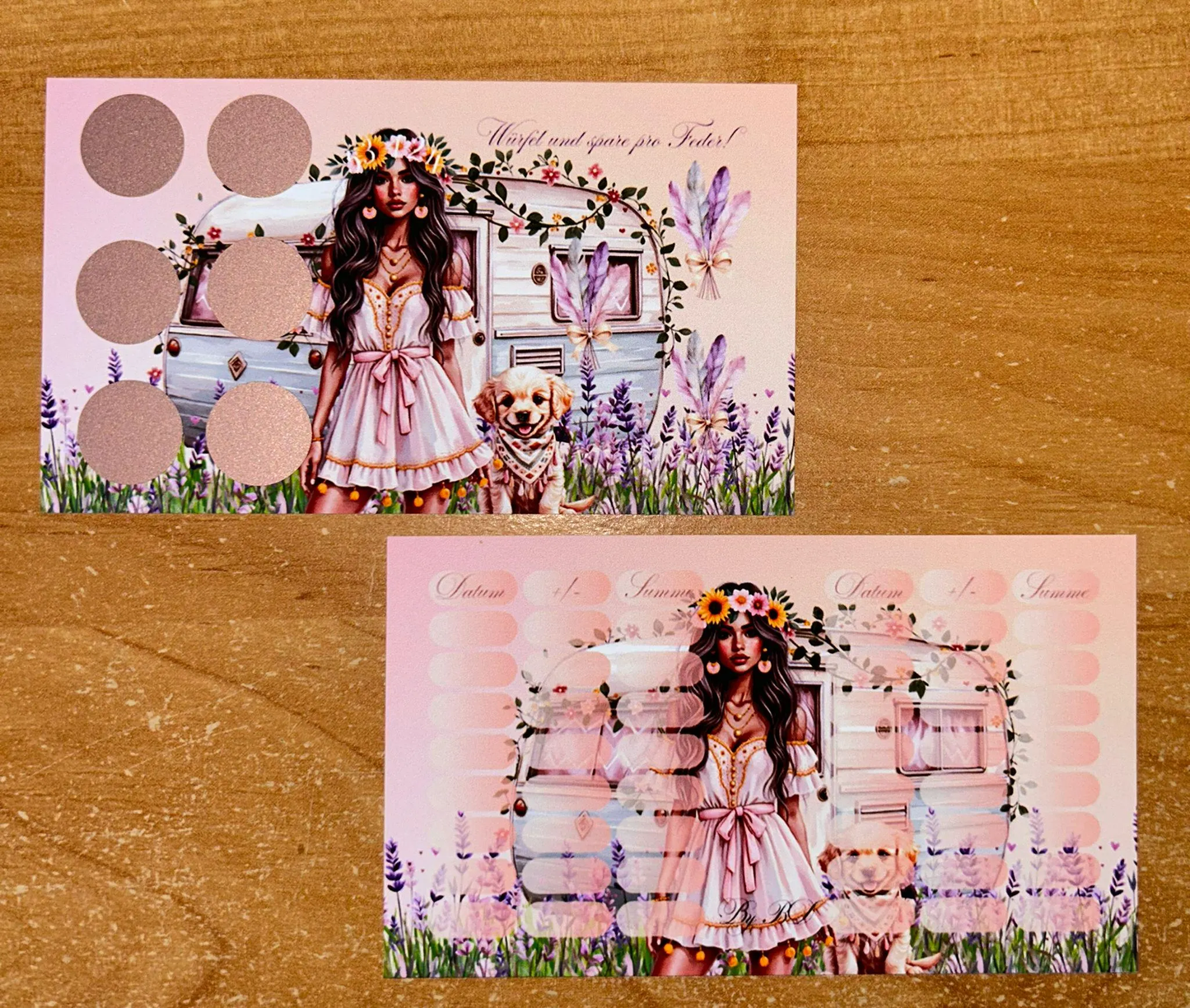 Boho A7 Budgeting Challenge Sparen