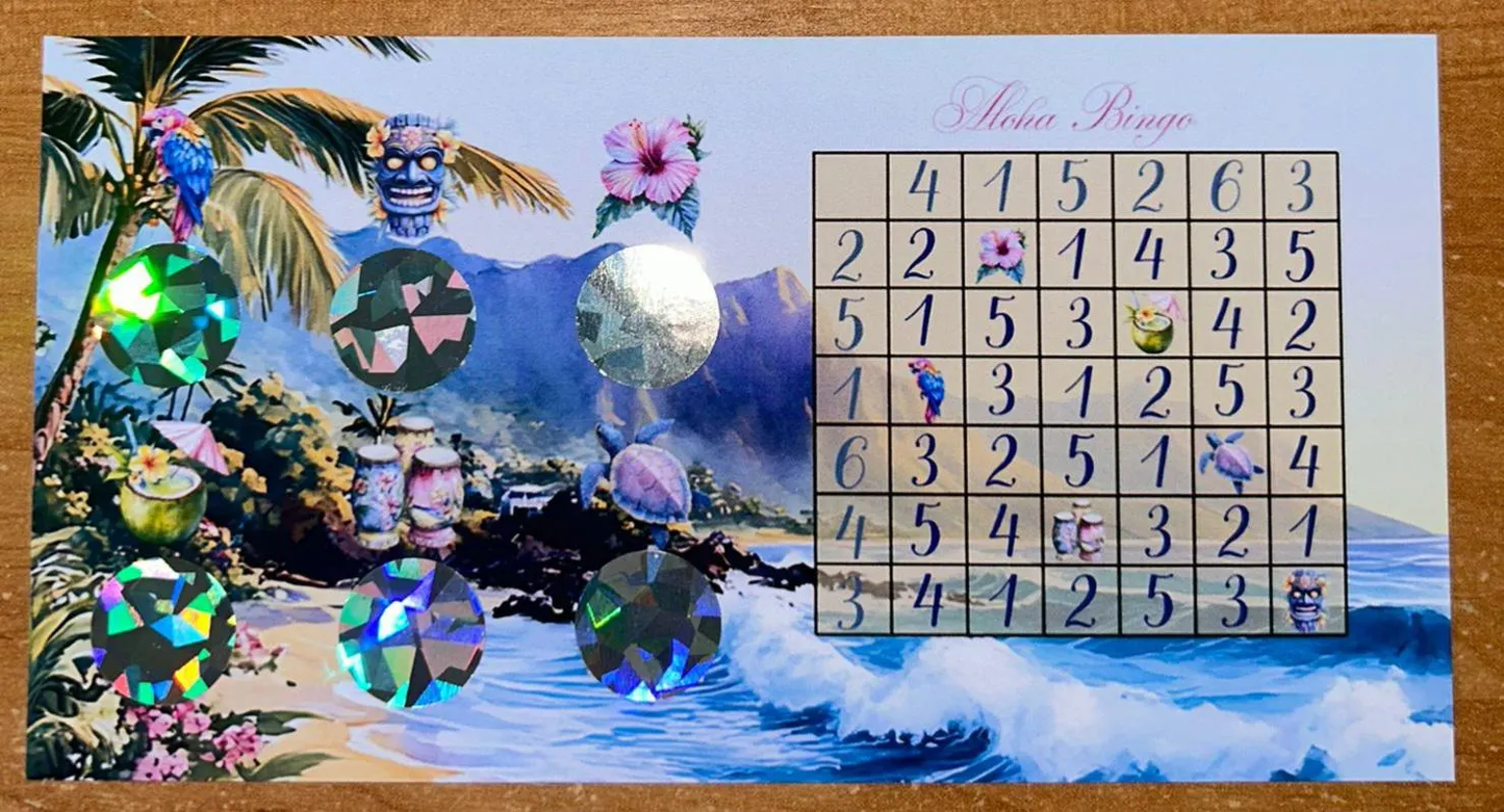 Aloha Bingo A6 Challenge Budgeting Sparen