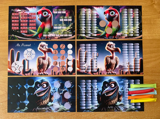 Verrückte Tiere Challenge A6 Binder Budgeting Sparen