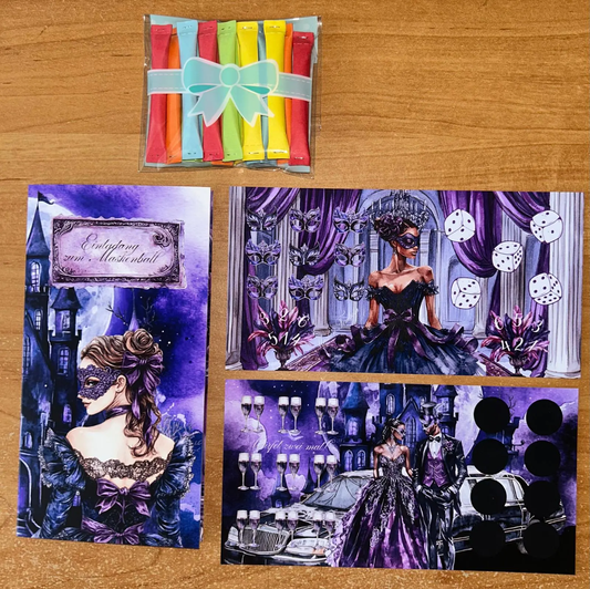 Der Maskenball A6 Challenge Budgeting Sparen