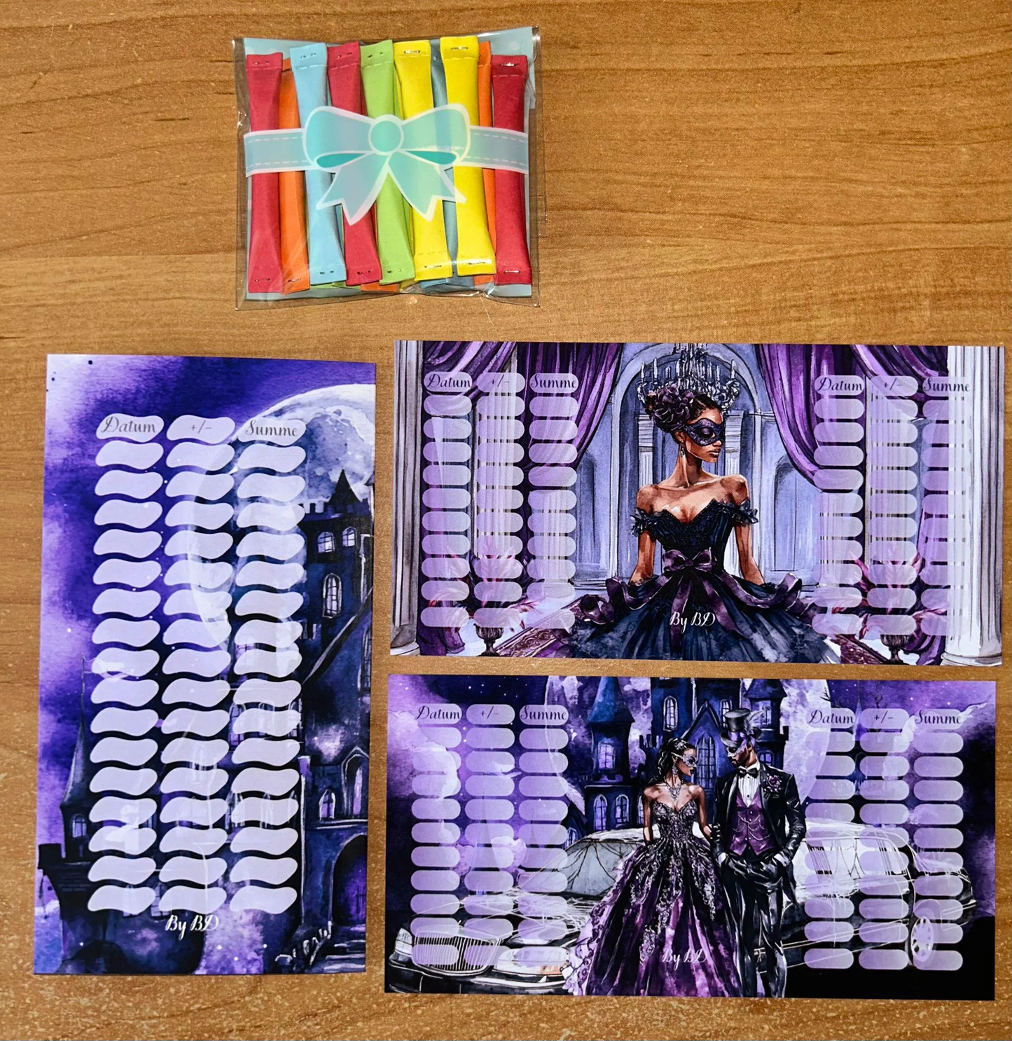 Der Maskenball A6 Challenge Budgeting Sparen