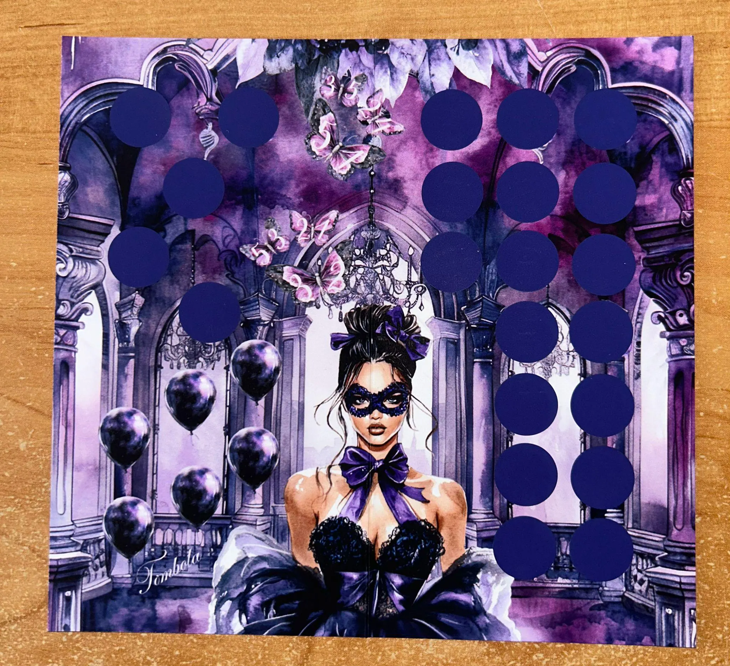 Der Maskenball A6 Challenge Budgeting Sparen