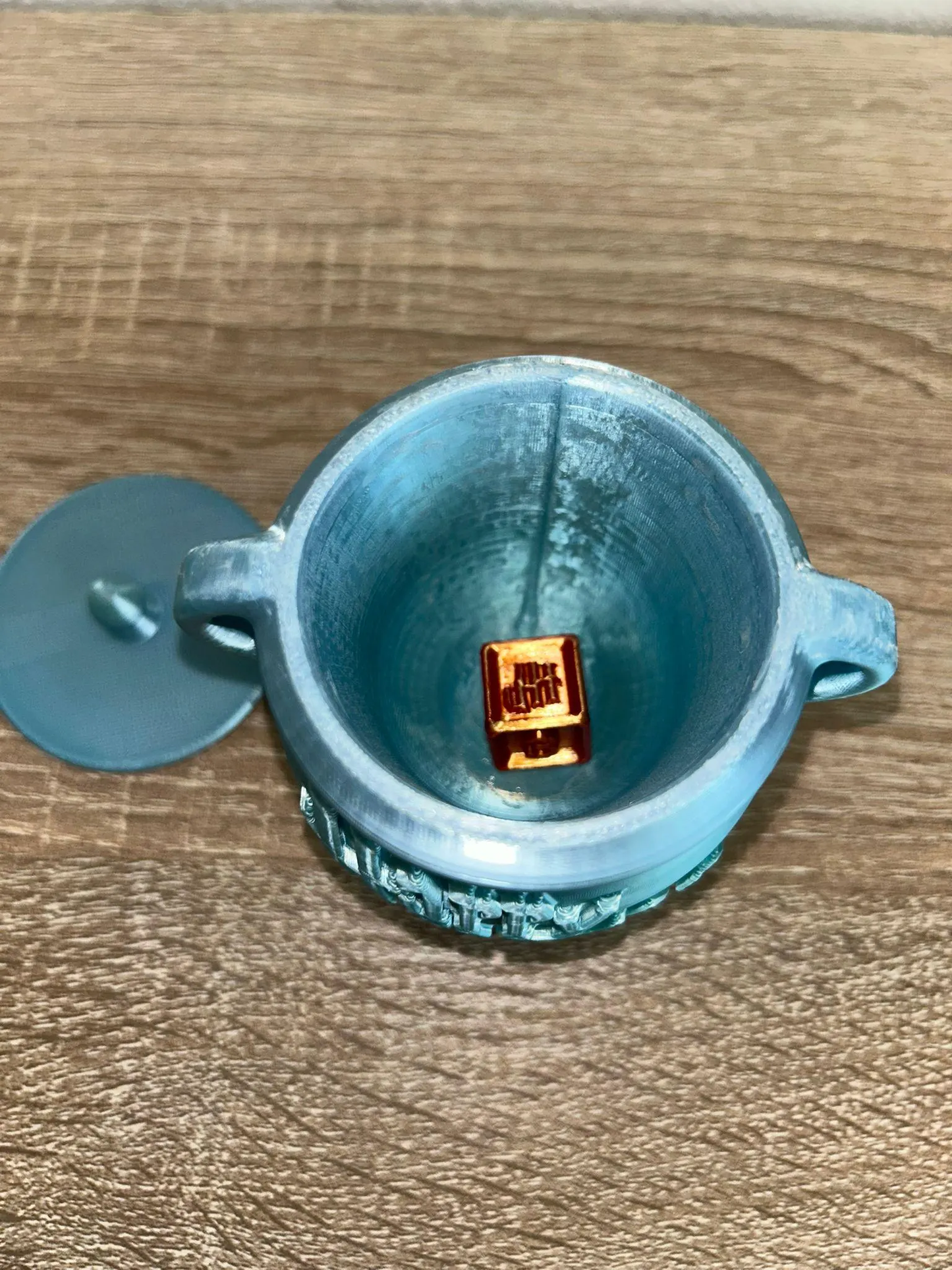 Kleiner Kessel Würfelbehälter Budgeting Sparen