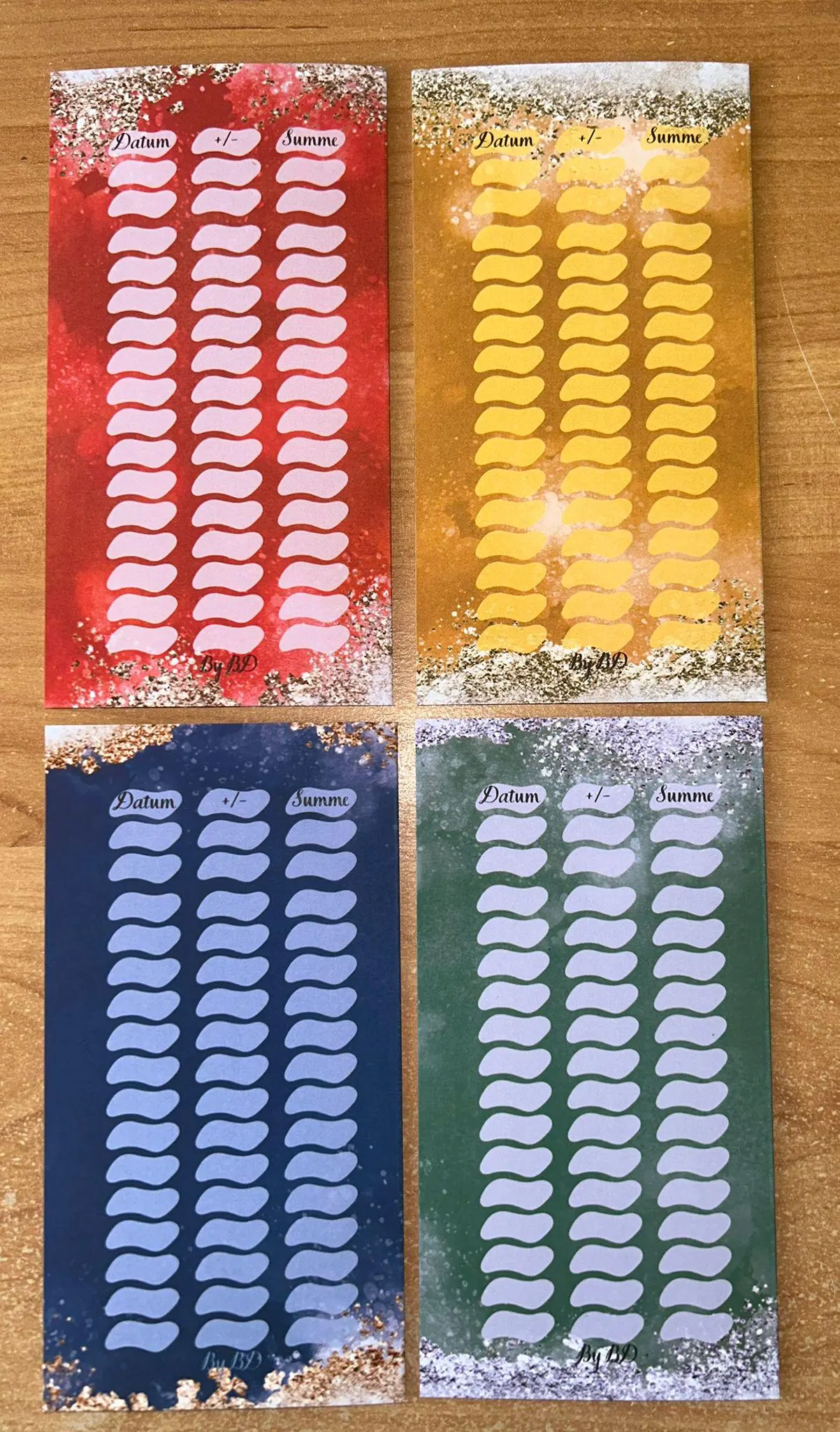 Foxwards Häuser A6 Challenge Budgeting Sparen