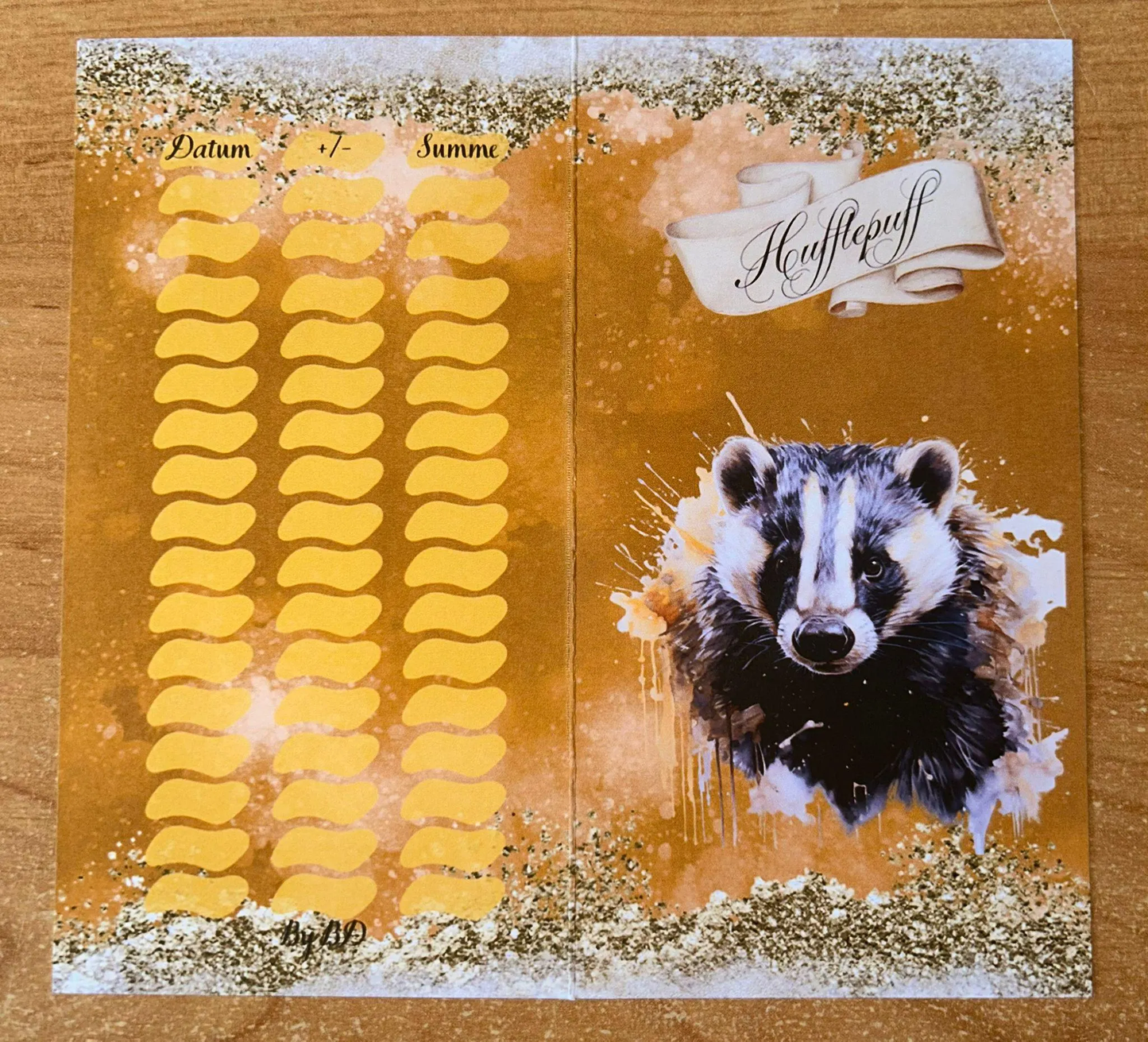 Foxwards Häuser A6 Challenge Budgeting Sparen