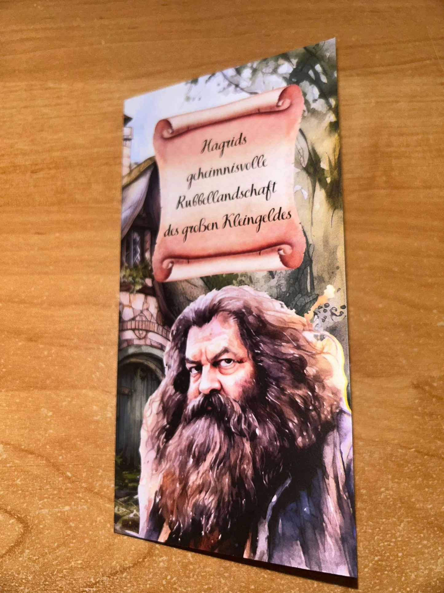 Hagrid Spardose und Challenge A6 Budgeting Sparen