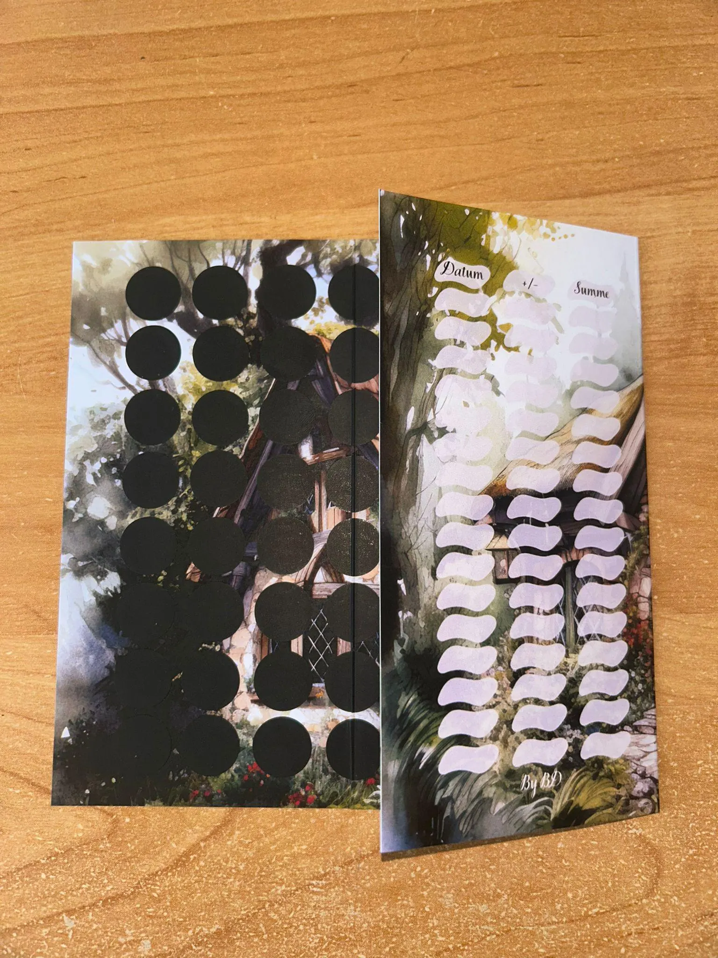 Hagrid Spardose und Challenge A6 Budgeting Sparen