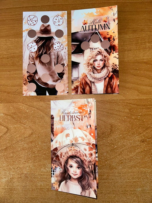 Schöner Herbst A6 Set Budgeting Sparen Challenge