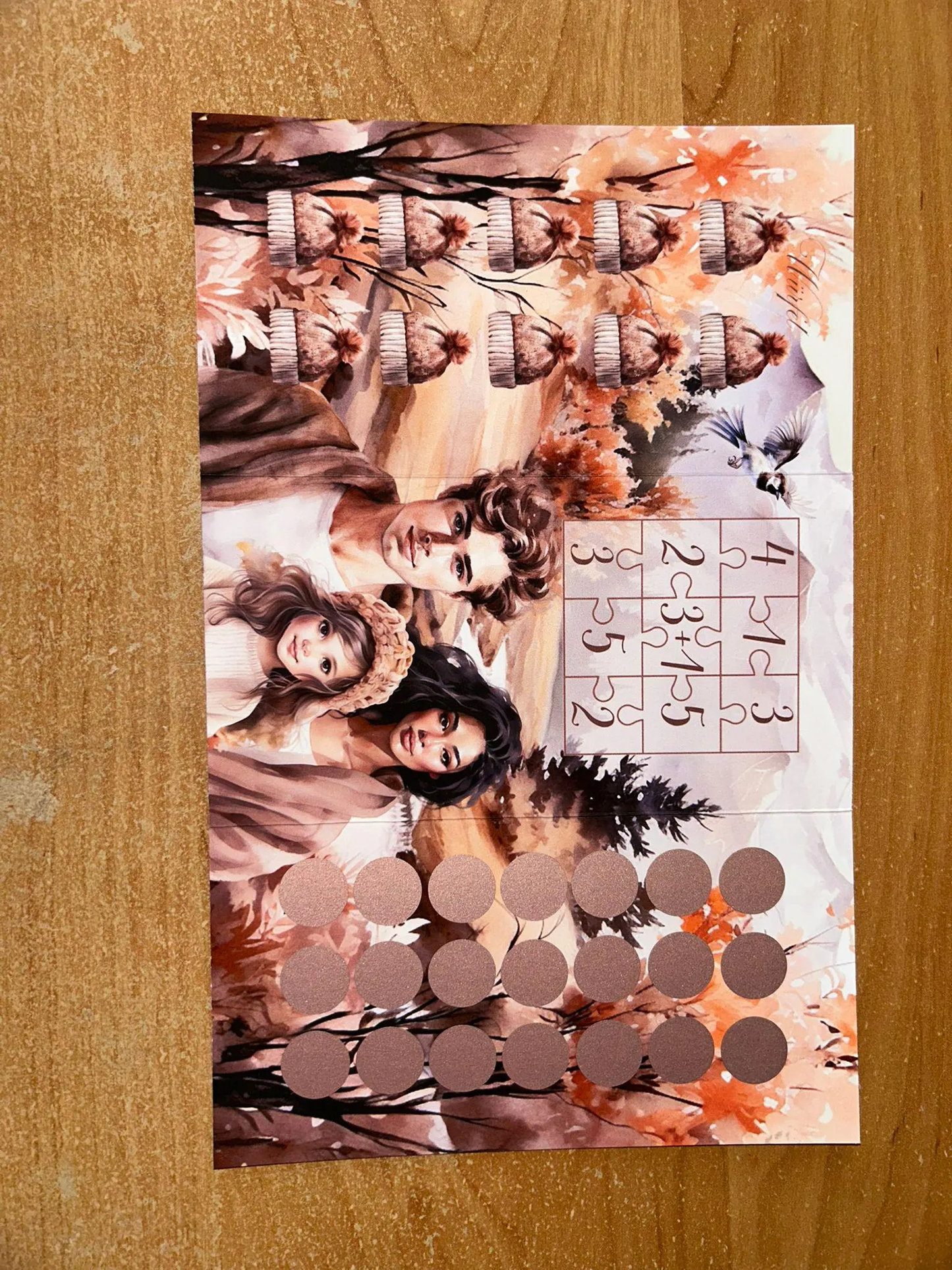 Schöner Herbst A6 Set Budgeting Sparen Challenge