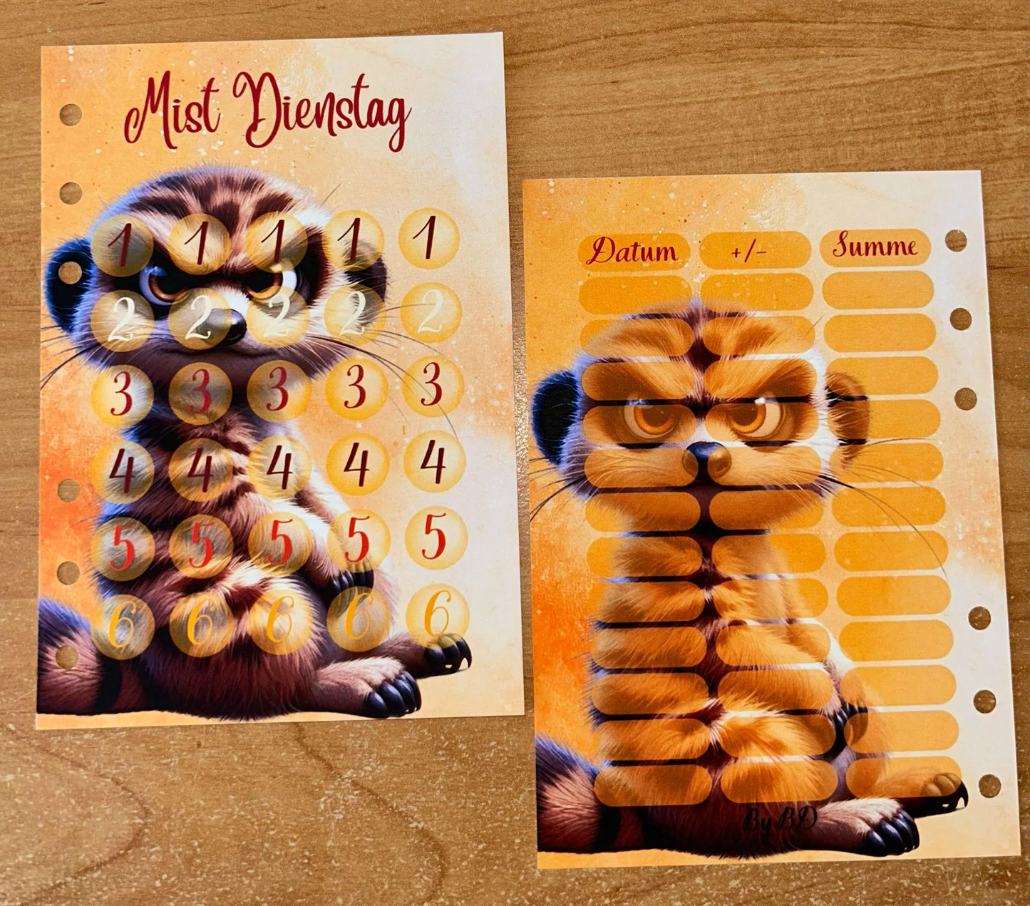 Verflixte Woche A6 Challenge Sparen Budgeting