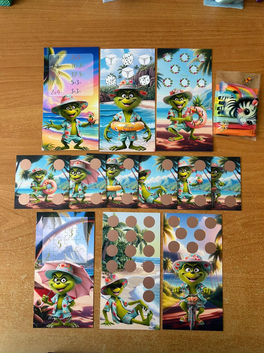 Grinchi das Spiel A6 Challenge Budgeting Sparen