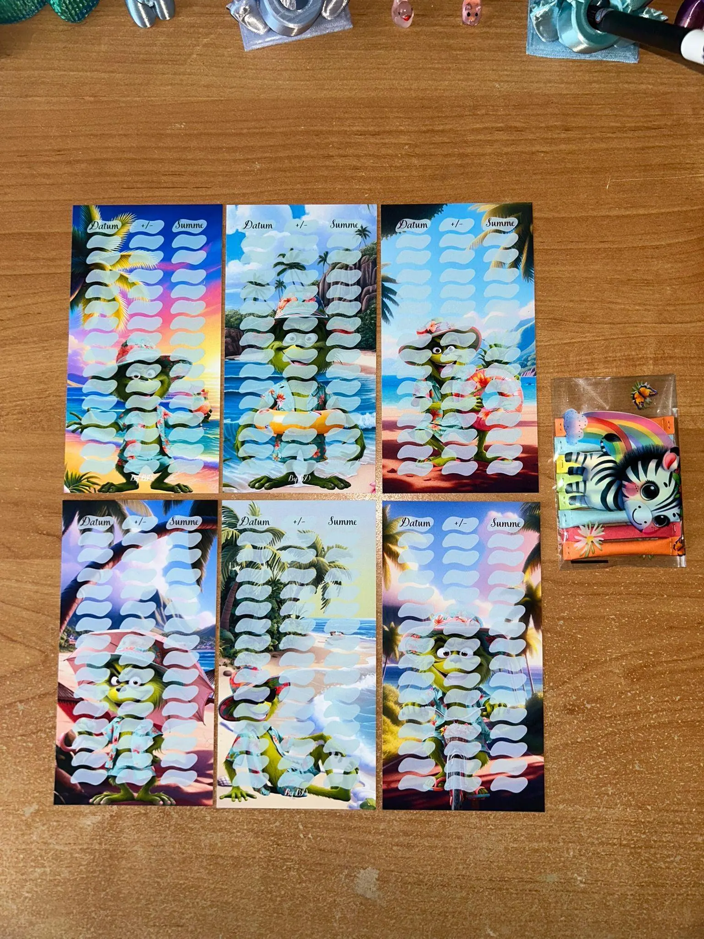 Grinchi das Spiel A6 Challenge Budgeting Sparen