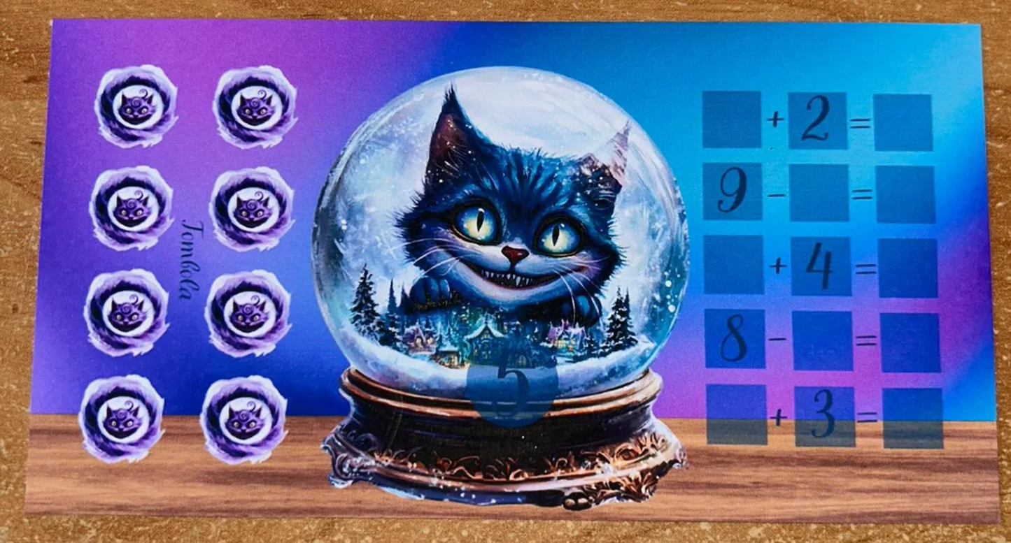 Grinsekatze A6 Challenge Set Budgeting Sparen