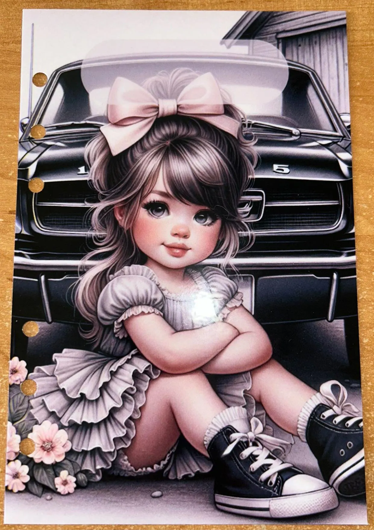 Kleine Lady Set A6 Budgeting Sparen Challenge