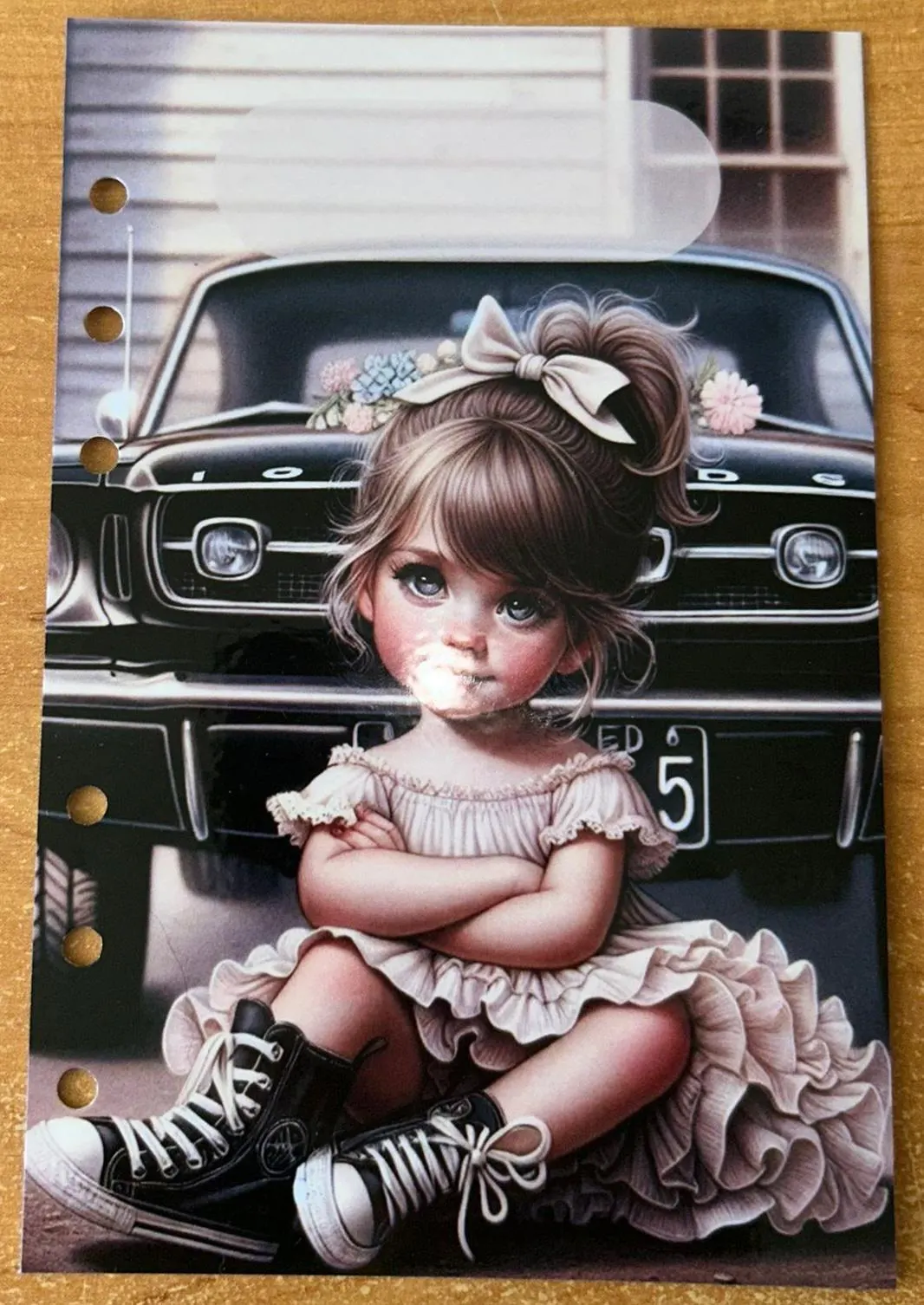 Kleine Lady Set A6 Budgeting Sparen Challenge