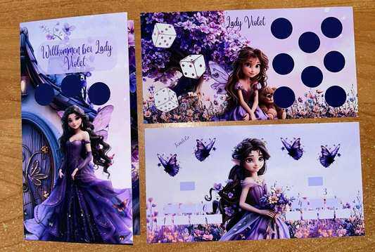 Lady Violet A6 Challenge Budgeting Sparen