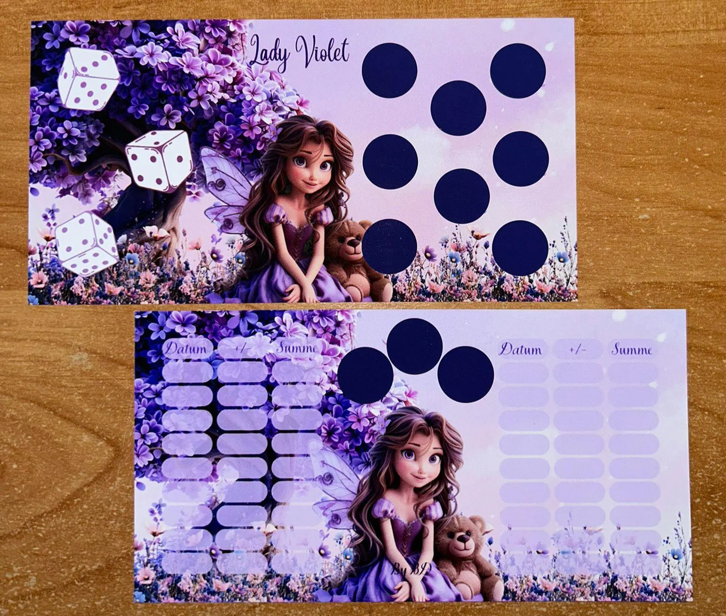 Lady Violet A6 Challenge Budgeting Sparen