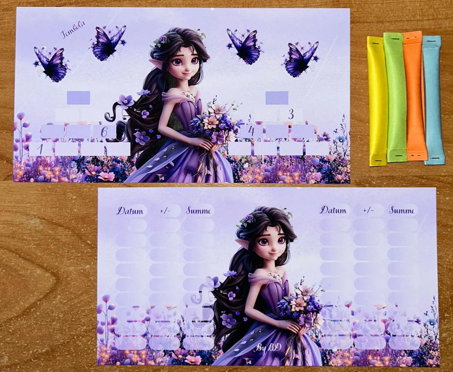 Lady Violet A6 Challenge Budgeting Sparen