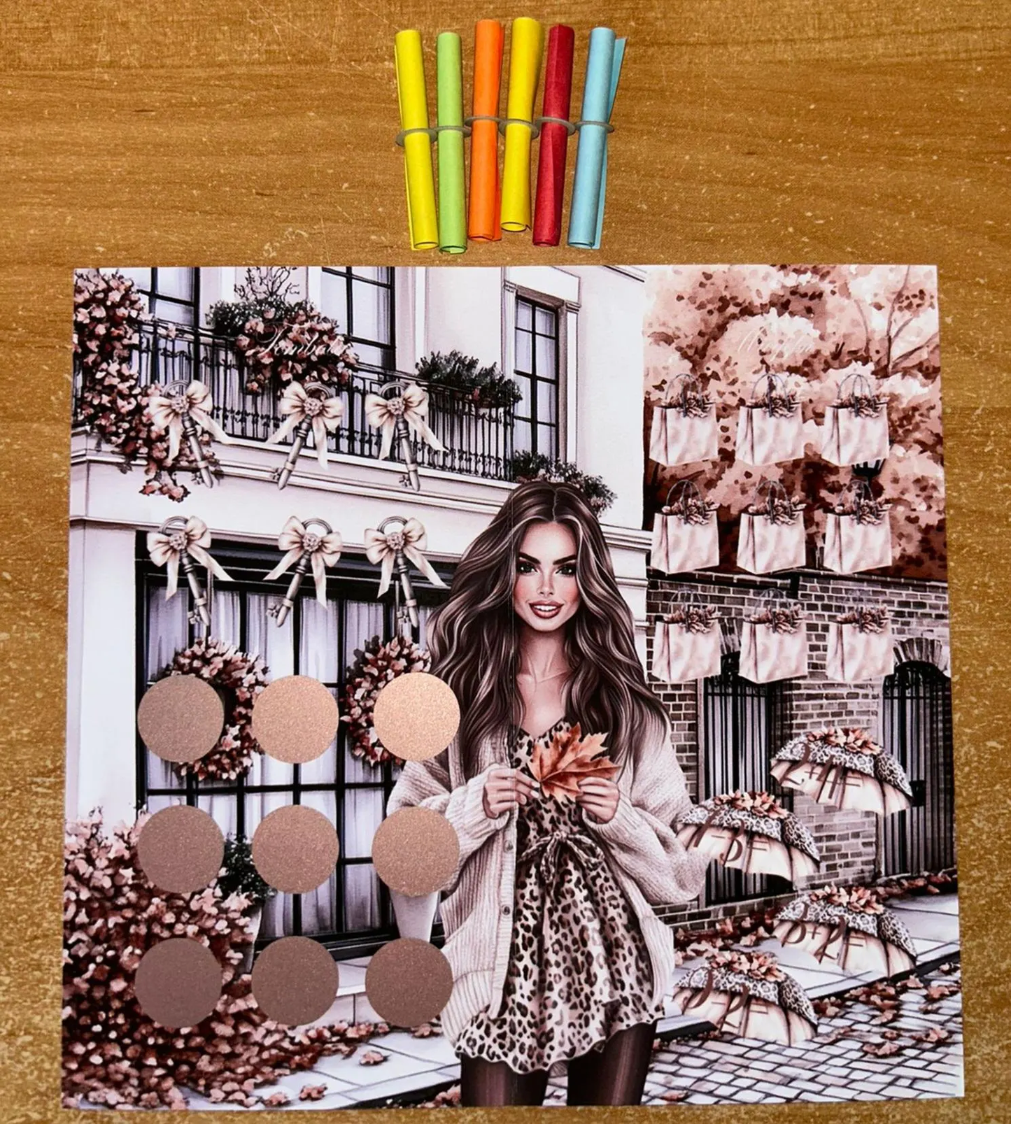 Herbsttag in der Stadt A6 Challenge Budgeting Sparen