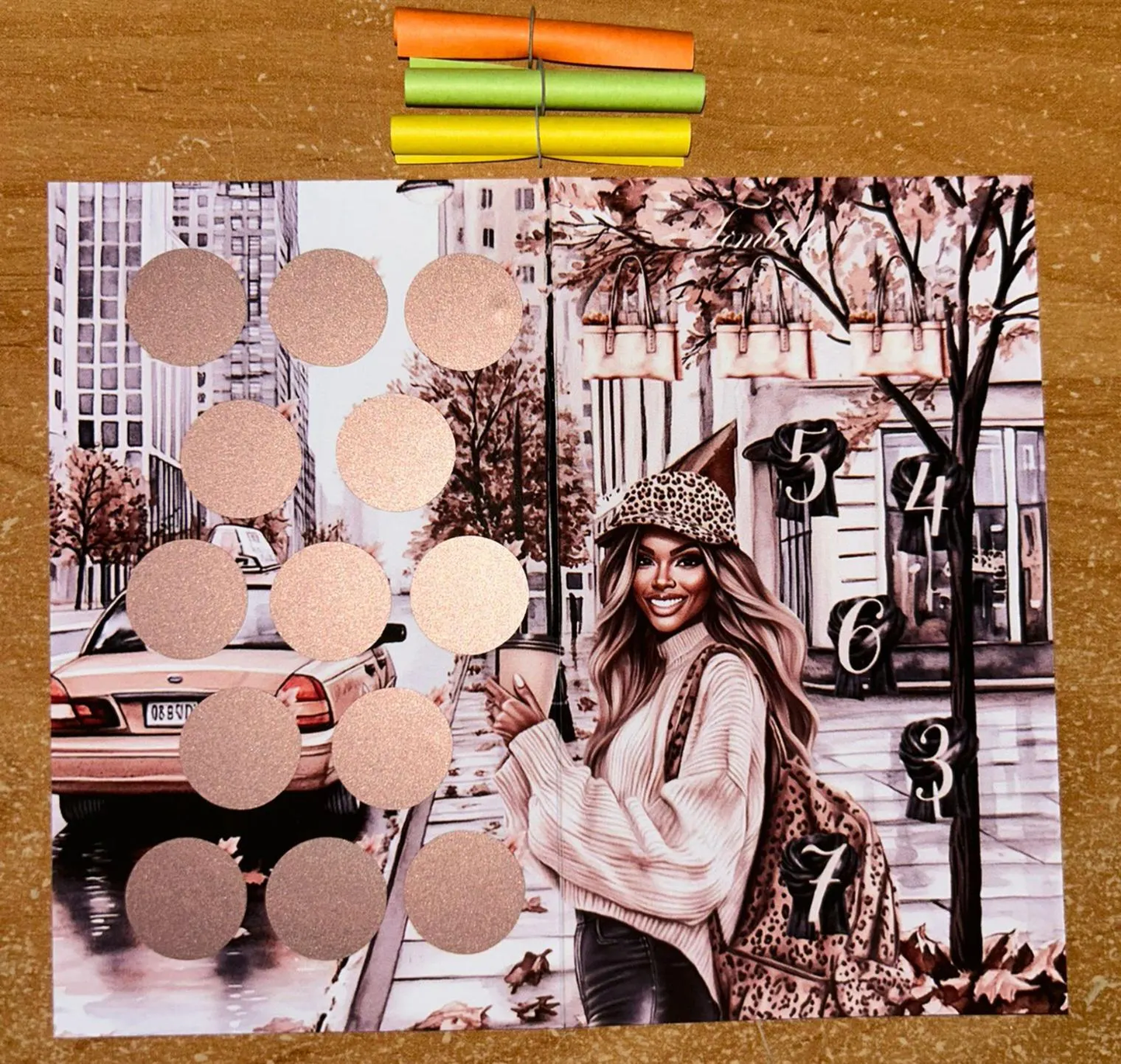 Herbsttag in der Stadt A7 Challenge Budgeting Sparen