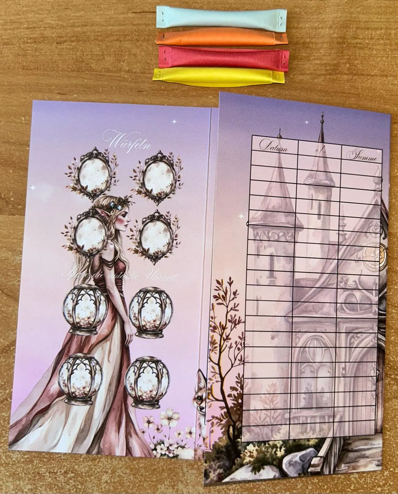 Elfen Set A6 Budgeting Challenge Sparen