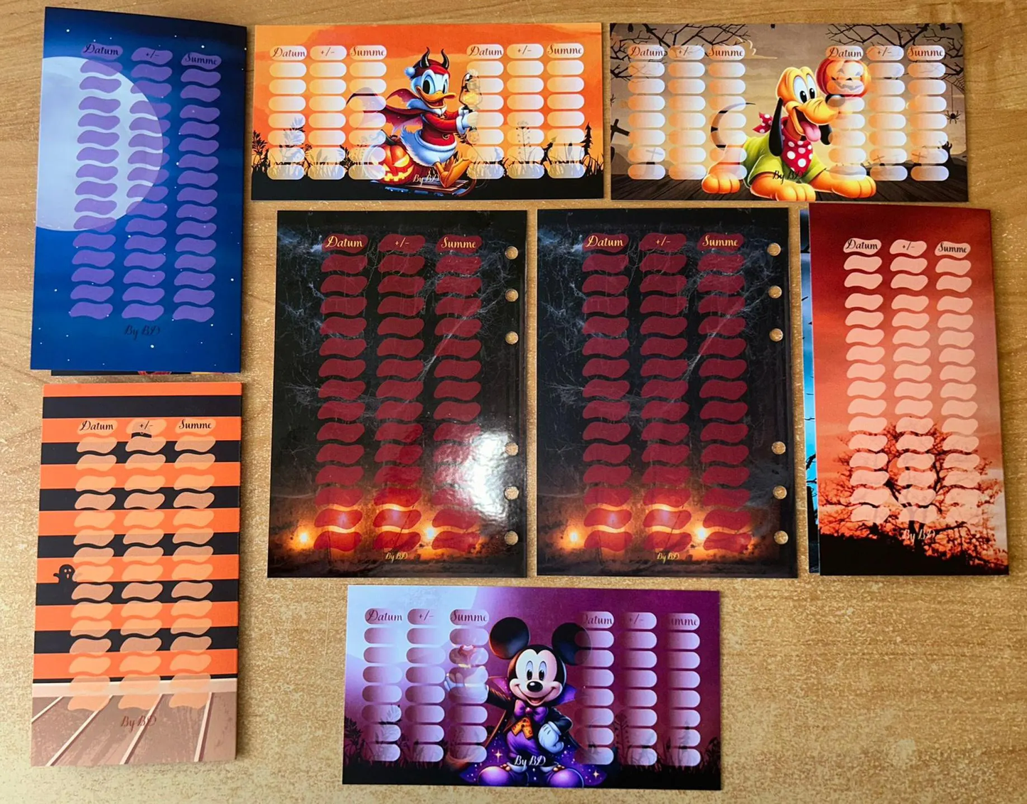 Happy Halloween Spiel A6 Challenge Budgeting Sparen