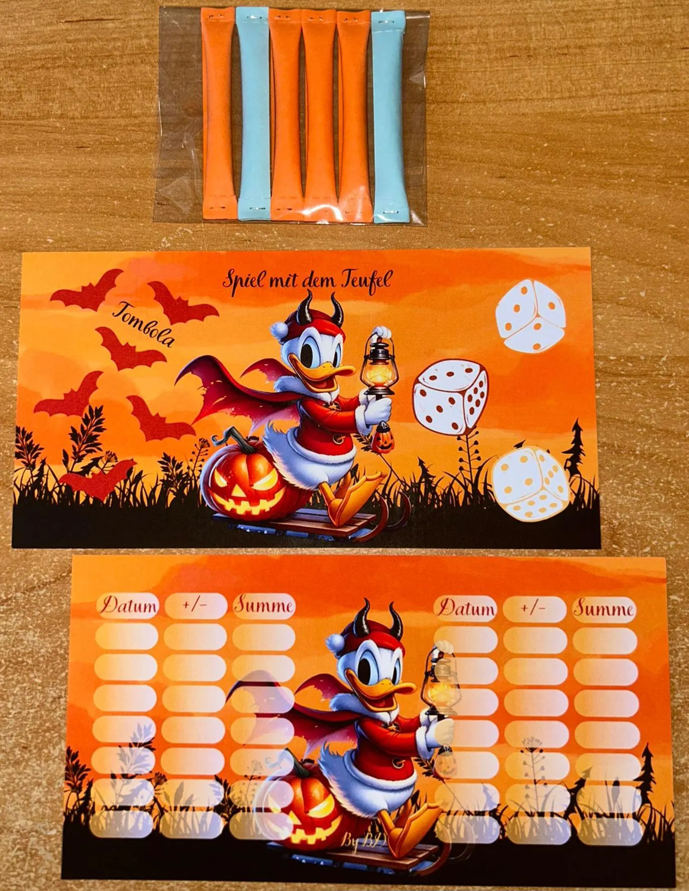 Happy Halloween Spiel A6 Challenge Budgeting Sparen