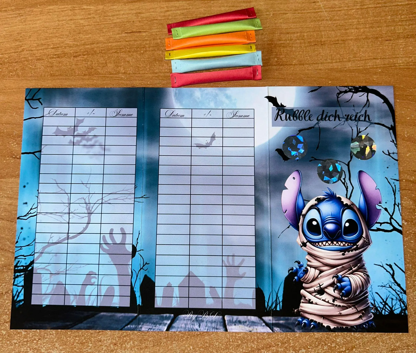 Rubble dich Reich A6 Challenge Sparen Budgeting