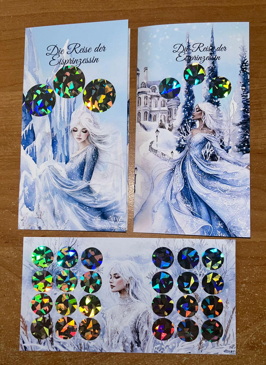 Die Reise der Eisprinzessin A6 Set Challenge Budgeting Sparen