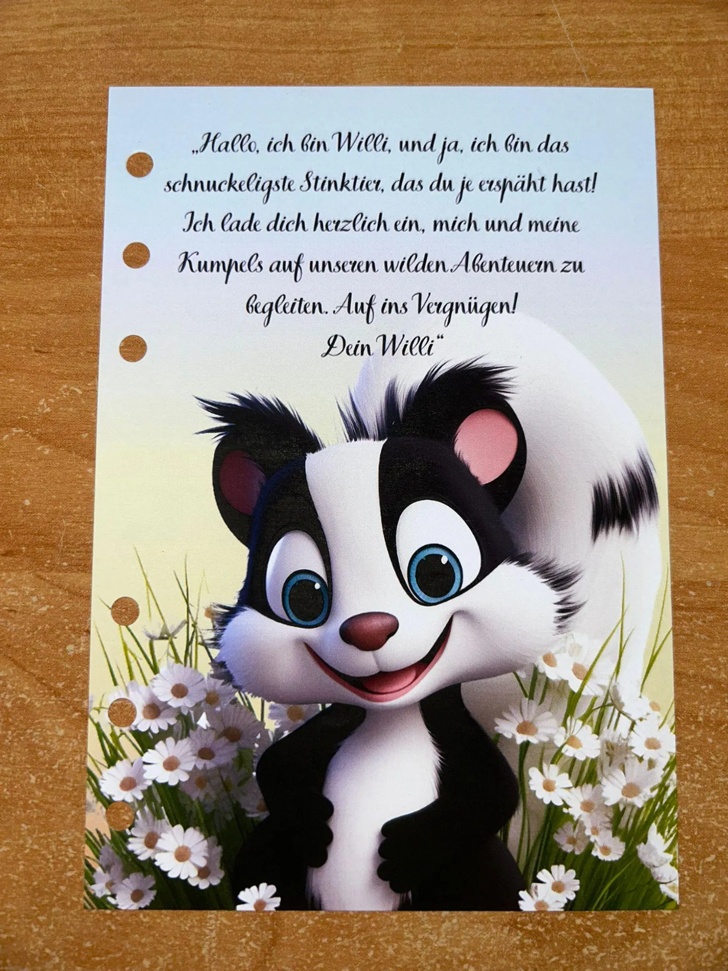 Hallo ich bin Willi A6 Challenge Budgeting Sparen