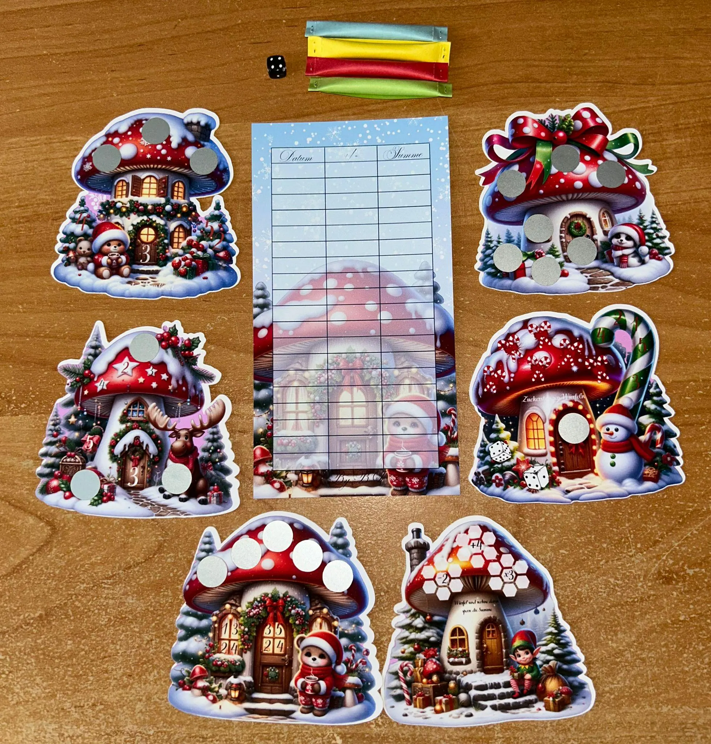 Winterlandschaft Mini Challenge Budgeting Sparen