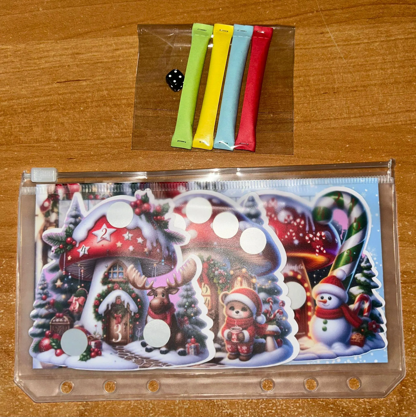 Winterlandschaft Mini Challenge Budgeting Sparen