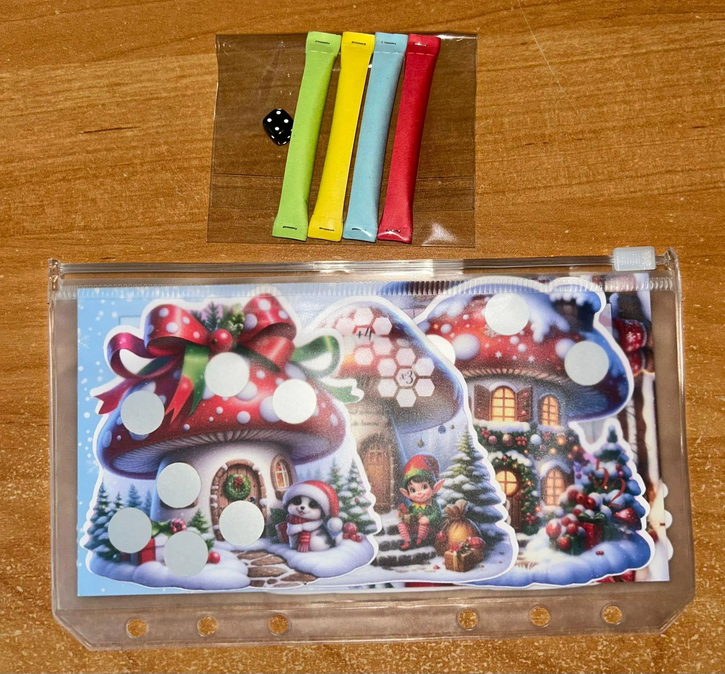 Winterlandschaft Mini Challenge Budgeting Sparen