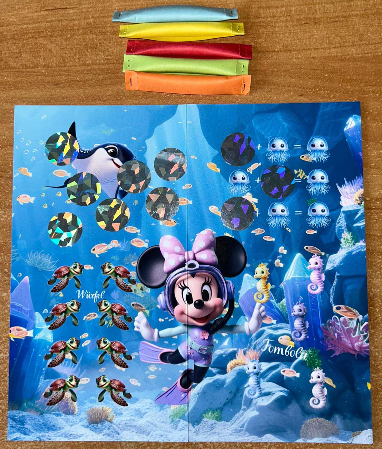 Meereszauber Klappkarte A6 Challenge Budgeting Sparen