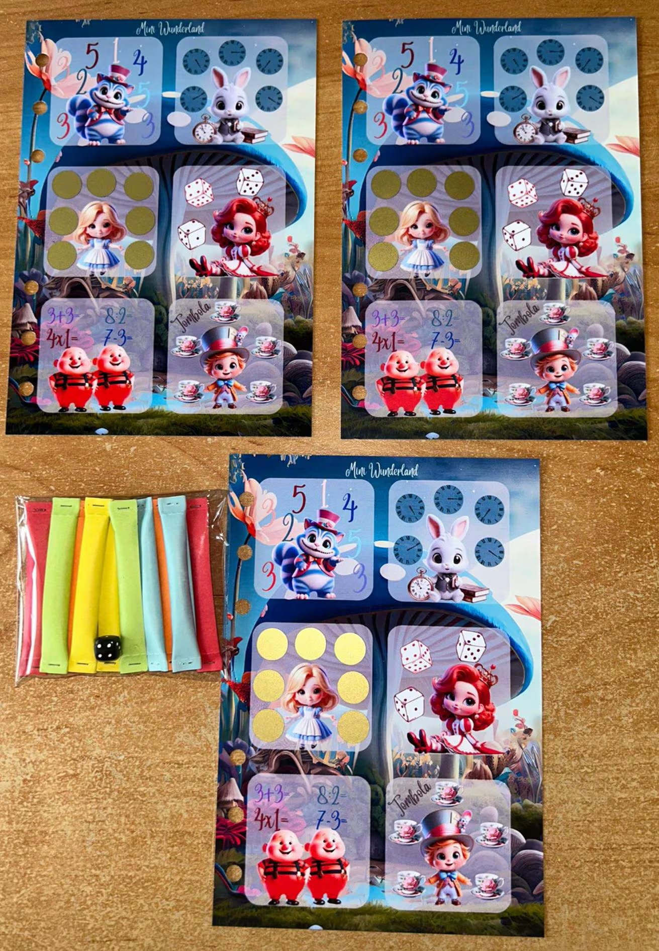 Mini Wunderland 12er Karte A6 Challenge Budgeting Sparen