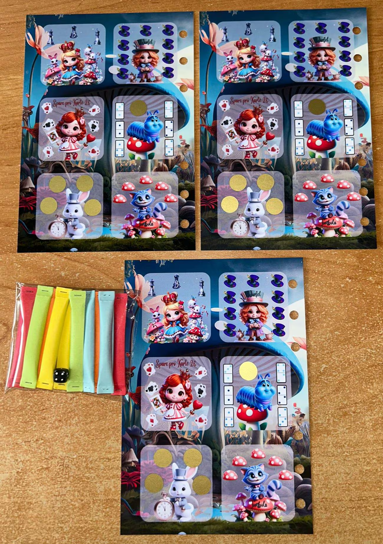 Mini Wunderland 12er Karte A6 Challenge Budgeting Sparen