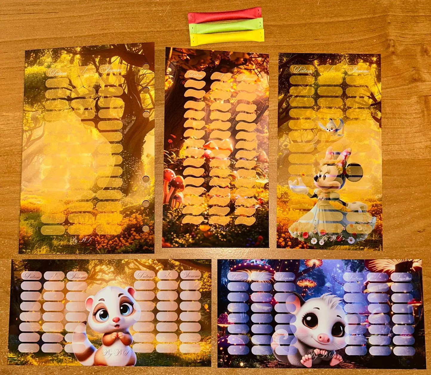 Der Verzauberte Wald A6 Challenge Budgeting Sparen