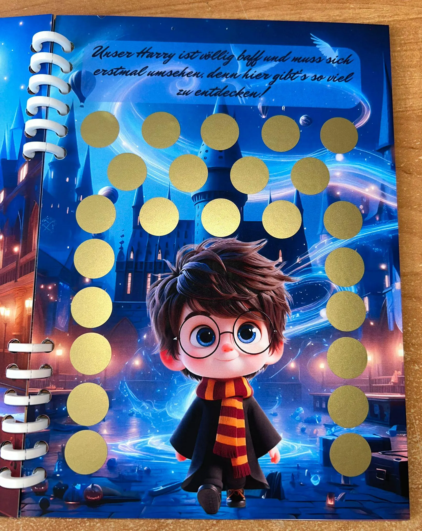 Sparbuch Harry Otter Challenge A5 Budgeting Sparen