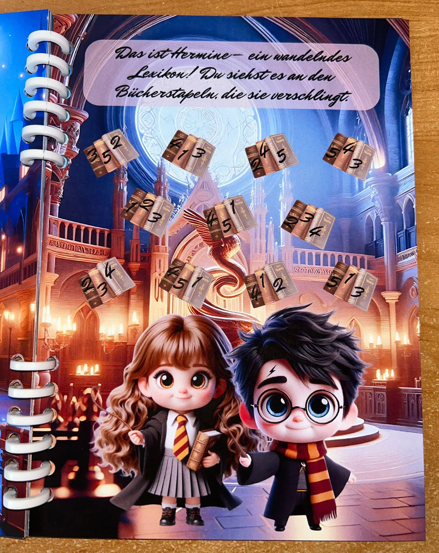 Sparbuch Harry Otter Challenge A5 Budgeting Sparen