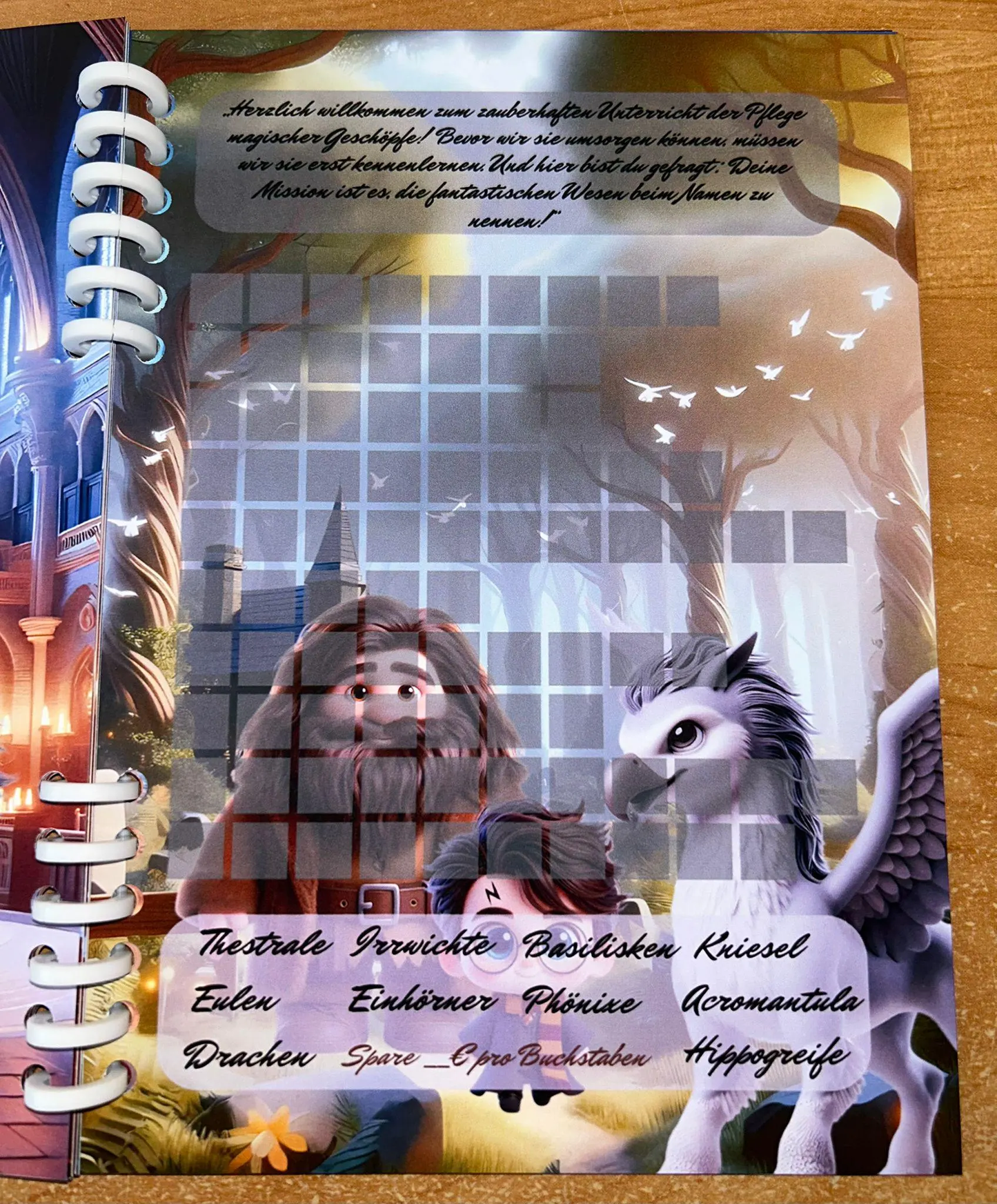 Sparbuch Harry Otter Challenge A5 Budgeting Sparen