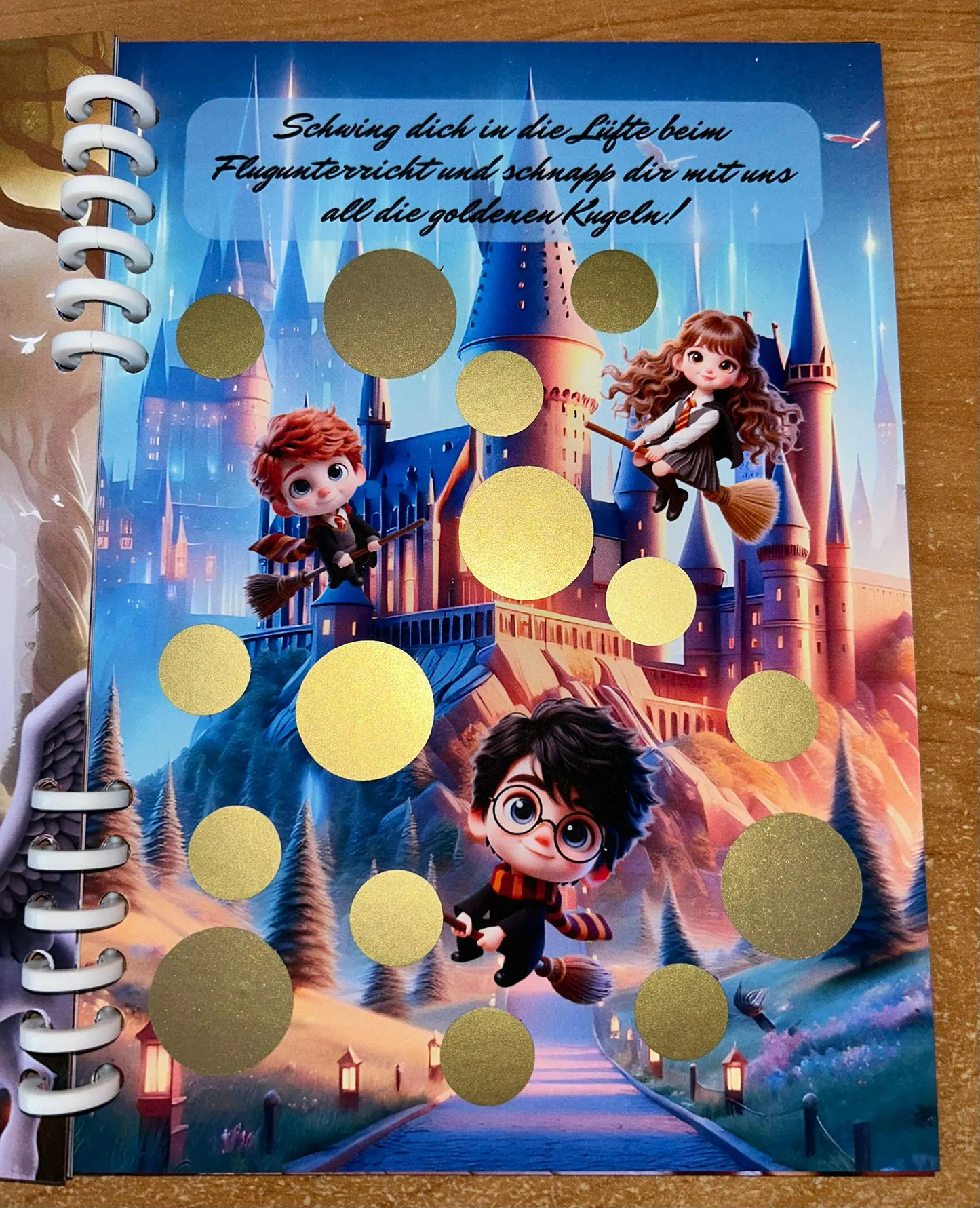 Sparbuch Harry Otter Challenge A5 Budgeting Sparen