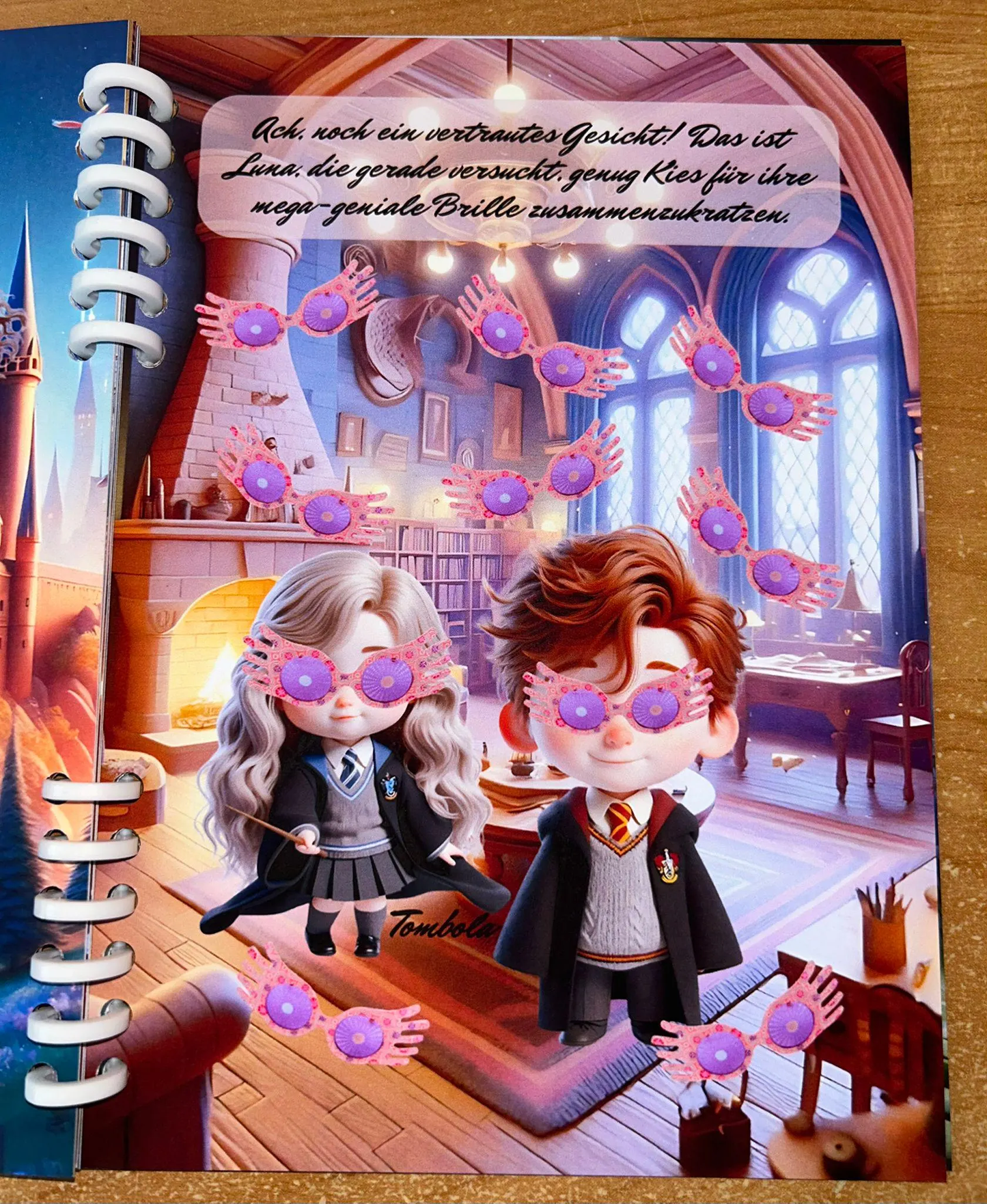 Sparbuch Harry Otter Challenge A5 Budgeting Sparen