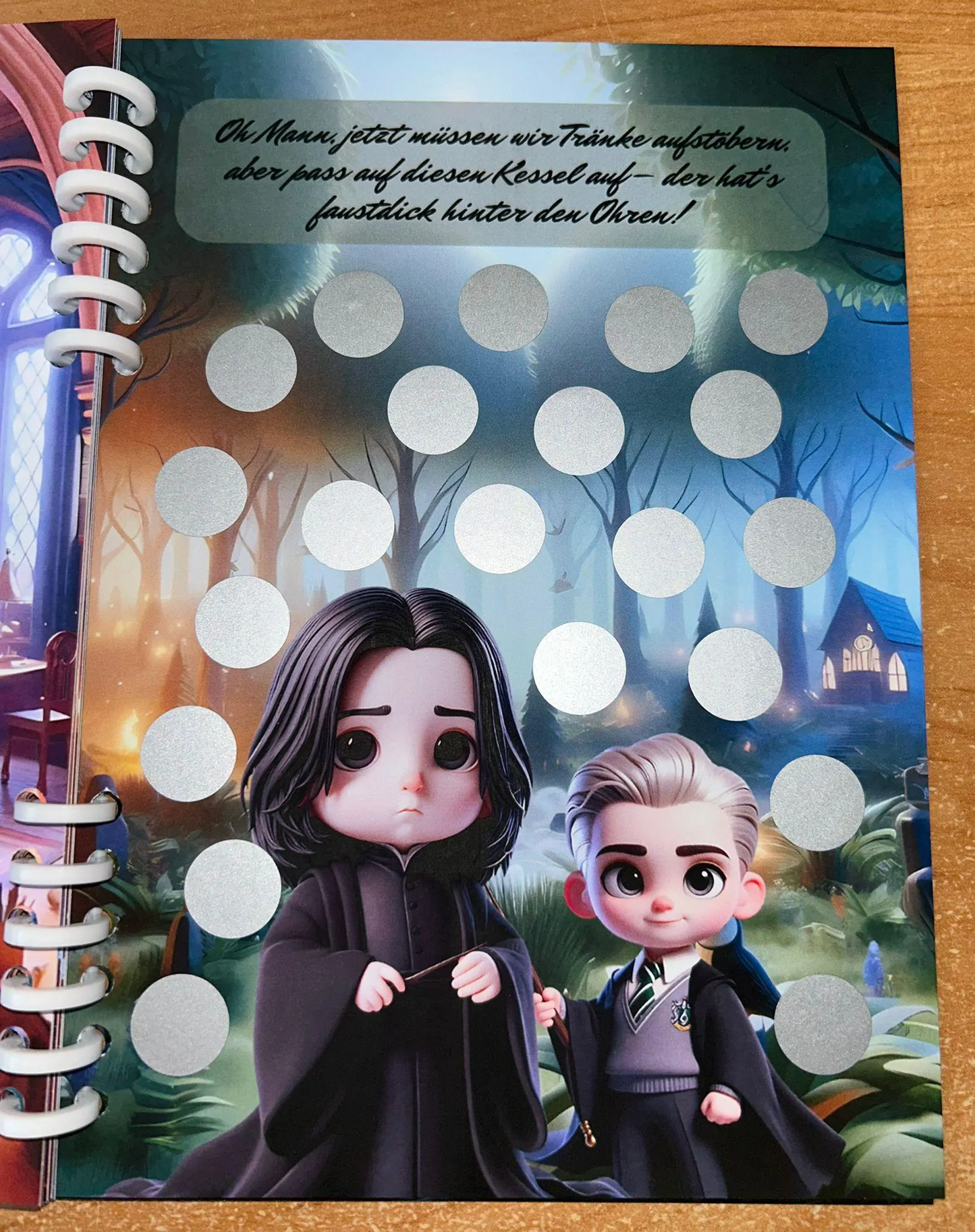 Sparbuch Harry Otter Challenge A5 Budgeting Sparen