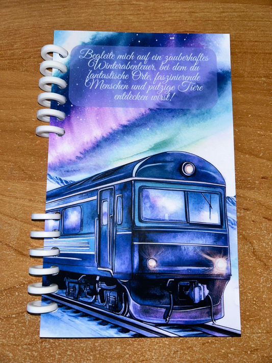 Sparbuch Winterzauber Challenge A6 Budgeting Sparen