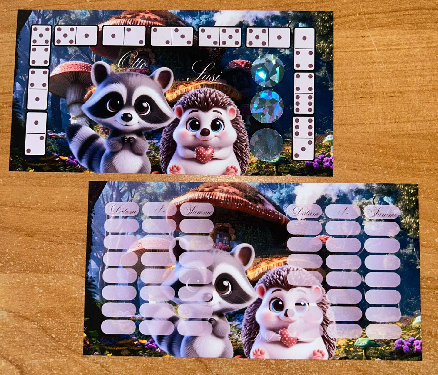 Tiere der Verzauberten Waldes A6 Challenge Budgeting Sparen